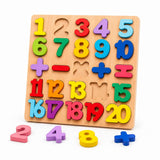 Wooden Number Counting Learning Board For Children, Early Educational Activity Toy For Toddlers, Supports Counting Ability, Reco