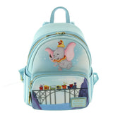 Loungefly Dumbo 80Th Anniversary Don'T Just Fly Mini Backpack Light Blue