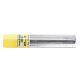 Pentel 509HB Super HiPolymer Lead Refills, 0.9mm, HB, Black, 15 Leads/Pack