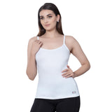 Trylo Camisole U-Cut - White - L,WHITE,,B0BYZPHG51