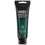 Liquitex BASICS Acrylic Paint, 118ml (4oz) Tube, Phthalocyanine Green