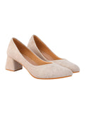 Shoetopia Elegant Golden Pumps For Women & Girls /Eu42,Golden,9,B0F6TVG9H3