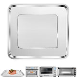 GCQ Air Fryer Baking Tray for Cuisinart TOA95 Breville BOV900BSS and Black & Decker 8Slice Air Fryer Toaster Oven, 14.5inch x 11.