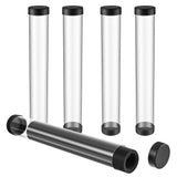 Barydat 4 Pcs Playmat Tube Round TCG Artwork Tube 16.14 Inch Playmat Case for Card Game Storage Toy Card Play Mat Clear Play Mat