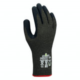 SHOWA STEX 581 Hagane Coil CutResistant Safety Glove, Black, Large