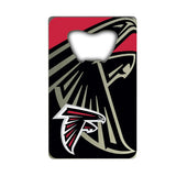 FANMATS 62543 Atlanta Falcons Credit Card Style Bottle Opener - 2x 3.25