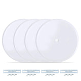 (Pack of 4) Airmont Products AP-12077, 5-inch Ceiling Blank-Up Cover with Center Screw, Fits 3-1/4 to 4 Electric Box, Adjustable