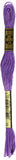 DMC 117553 Six Stranded Cotton Embroidery Floss, Violet, 8.7Yard