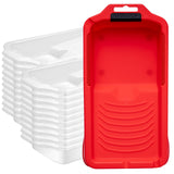 Mister Rui Paint Roller Tray 4 Inch, 21 Pack, Thickened Paint Tray with 20 Liners, Disposable Tray Liner, Plastic Trays for Pain