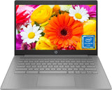 HP 14 HD Chromebook Laptop for Students, Intel Quad-Core N4120(> N4020), 4GB RAM, 64GB eMMC, WiFi, Webcam, HDMI, USB-A&C, 14 Hou