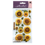 Vellum Stickers Sunflowers