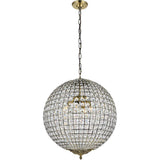 Living District Earlene 4-Light Transitional Metal Pendant In Antique Bronze