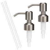 UHEY HOME Soap Dispenser Pump Replacement 304 Stainless Steel for Standard 28/400 Thread Size Kitchen Refill Dispenser for Liqui