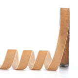 Lemon Park Khaki Velvet Ribbon,1 W x 20Yd Single Face,Great for Gift Wrapping,Hair Bows,Handmade Craft and Christmas,Wedding Dec