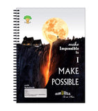 Amblitz Spiral Notebook (A4, 400 Pages) Single Line Ruled - Pack Of 2