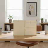 Merishopp Manila Pocket Binder Multiple Pockets Accordion File Folder Expandable Expanding File Folder For Home Khaki Folder Wit