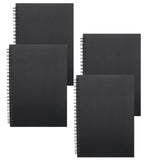 YYaaloa 8Pack A5 Lined Sketch Book Soft Cover Spiral Notebooks Journals 120 Pages 5.7inch x 8.3inch Cream colored paper (A5 Lined bla