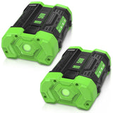 2Packs 3000mAh Ultra High Capacity Lithium ion Battery Replacement for EGO 56V Battery Compatible with EGO 56 Volt BA2800 BA2800