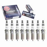8 pc NGK Iridium IX Spark Plugs compatible with Cadillac Escalade ESV 6.2L V8 2015-2020