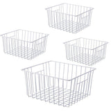 Y.Z.Bros Freezer Wire Baskets, Kitchen Storage Organizer Bins for Chest and Upright Freezer, Refrigerator Dividers Containers wi