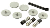 Bostitch Office Xtreme Duty Adjustable Hole Punch Replacement Heads & Disc Kit (03203), Silver