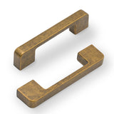KNOKLOCK 2328 10 Pack 3.75 Inch(96mm) Kitchen Cabinet Handles Antique Brass Cabinet Pulls Kitchen Cabinet Hardware Drawer Pulls