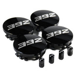 2.5 inches Wheel Hub Center Cap + Valve Stem Cover with 392 Emblem Trim for Dodge Charger Challenger Durango Hornet Dart R/T SRT