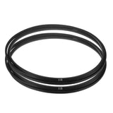 uxcell 2pcs A158 or 4L1600 Classic Wrapped Rubber V-Belt, 158(4000mm) Inside Circumference, A Profile V Belt