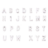 LiQunSweet 26 Pcs Letter Alphabet Metal Alloy Loose Beads for Women Men Initial Jewelry Making DIY Craft Supplies - 10x3mm