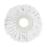 Casabella Spin Cycle Floor Mop Microfiber Refill Head, MachineWashable, White