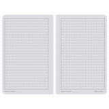 Rite In The Rain Weatherproof Soft Cover Notebook, Black Cover, Universal Pattern (No. 774), 7.25 X 4.625 X 0.375