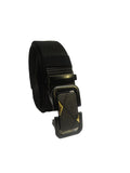 Usl MenS Nylon Canvas Autolock Buckle Free Size Belt (Free Size, Black 60H)