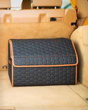 Owleys Foldable Trunk Organizer For Car - Trunk Organizers Car Storage - Collapsible Auto Trunk Organizer With Lid - Small And L