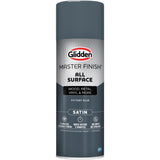 Glidden Master Finish 12 oz. Satin Victory Blue Interior/Exterior All Surface Spray Paint and Primer