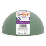 FloraCraft Floral Desert DryFoM Half Ball 3.8 Inch x 7.8 Inch Green