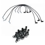 TRQ Ignition Coil Pack & Spark Plug Wire Set for Explorer Mountaineer 4.0L