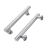 khtumeware 10 Pack 5 Inch(128mm) Polished Chrome Cabinet Pulls Kitchen Solid Heavy Duty Cabinet Pulls Kitchen Cabinet Hardware f