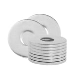 Zernmiarder M6 Stainless Steel Flat Washers - 18mm Outside Diameter, 304(18-8) Stainless Steel Washers Metal Washer for Screws B