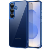 JETech Case for Samsung Galaxy S25 5G, Non-Yellowing Shockproof Bumper Protective Phone Cover, Anti-Scratch Hard PC Back (Navy)