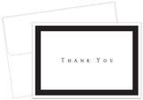 Great Papers! Tuxedo Black Thank You Note Card and Envelope, 4.875 x 3.375 folded (1472089)