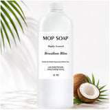 Mop Soap, Brazilian Bless Waves Aroma Mop Soap Highly Scented Fragrance, 32oz Floor Cleaner Low Suds No Residue Formula for Hard