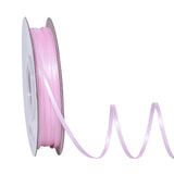 Ribest Light Pink Double Faced Satin Ribbon, 1/8 Inch 100 Yard Ribbon for Crafts Gift Wrapping Bows Wedding Party Decoration Bou