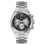 Guess Men Black Round Dial Analogue Watch- Gw0703G1