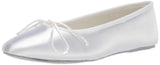 Touch Ups Womens Ballet Dyeable Flat,White,5.5 M