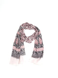 Rai Sahab WomenS Printed Cotton Multicolored Scarf And Stoles(St165Wht