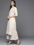Libas Women'S Cotton Kurta Sets (33307O_Off White Off White Xl