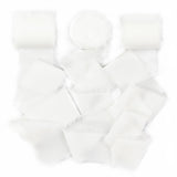 S SHUNSTONE White Chiffon Ribbon 1.5x 7Yd x 3 Rolls Handmade Ribbon for Gift Wrapping, Wedding Decoration, Greeting Card, Br