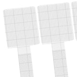 Merishopp 10X Reusable Cable Ties Cord Organizer For Data Centers Home Computer Cables White