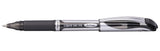 Pentel EnerGel Deluxe Liquid Gel Pen, Medium Point, 0.7 mm, Silver Barrel, Black Ink