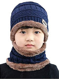 Befall Winter Warm Hat BoyS & GirlS Outdoor Sports Hedging Hat Scarf Set Boys Girls (814 Years) Warm Fleece Cap Scarf Set Ski